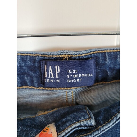 GAP Womens 9" Bermuda Shorts Size 16 / 33 - Picture 2 of 6